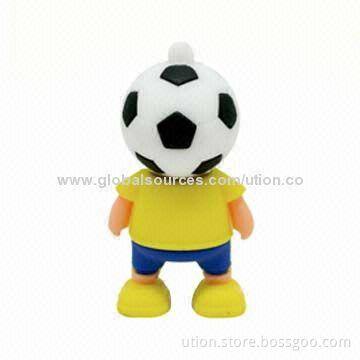 Football Man Style Promotional USB Accessory with 1 to 32GB Memory Capacity